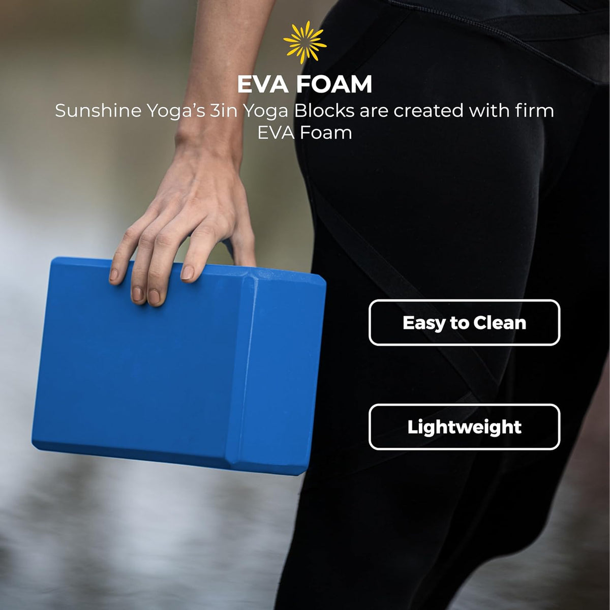 3in Yoga Blocks Bulk, 10 Pack, 3x6x9in
