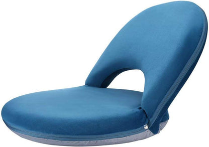 Floor Chair,42 Position Adjustable Back Support,Blue