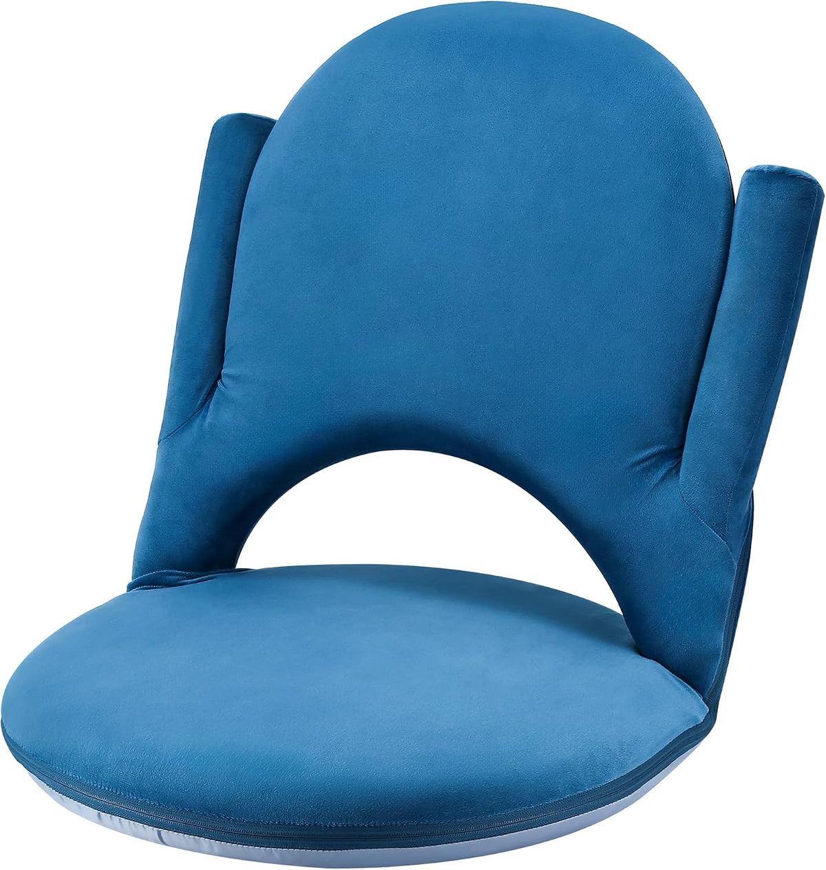 Floor Chair,42 Position Adjustable Back Support,Blue