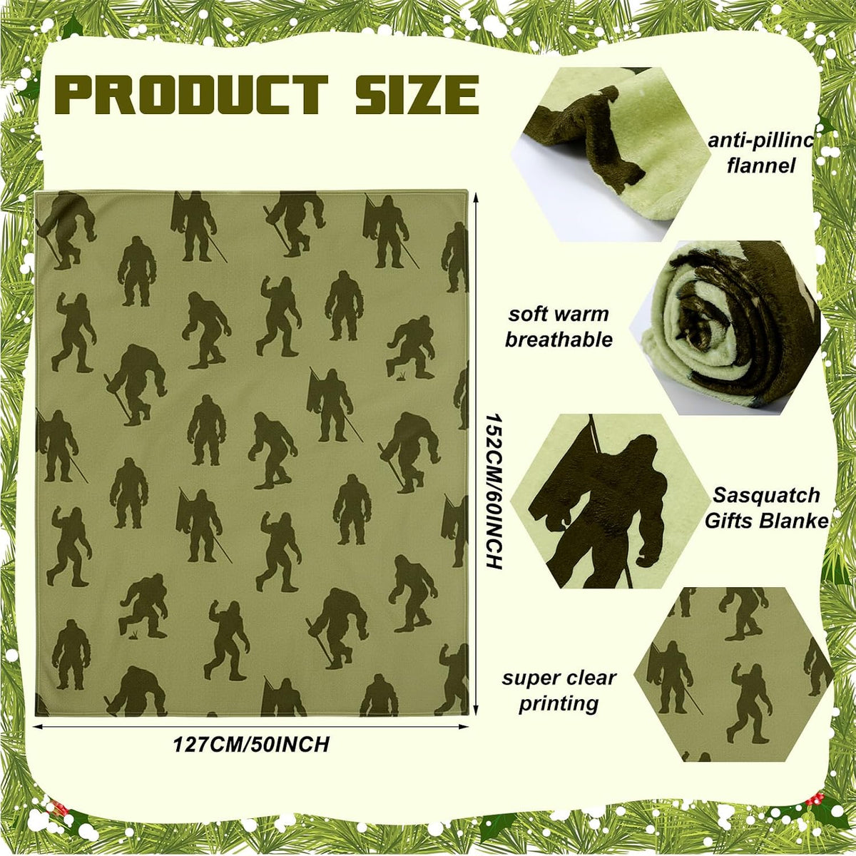 2 Pcs Yoga Blanket and Socks Gifts for Yoga Lovers 50" x 60"