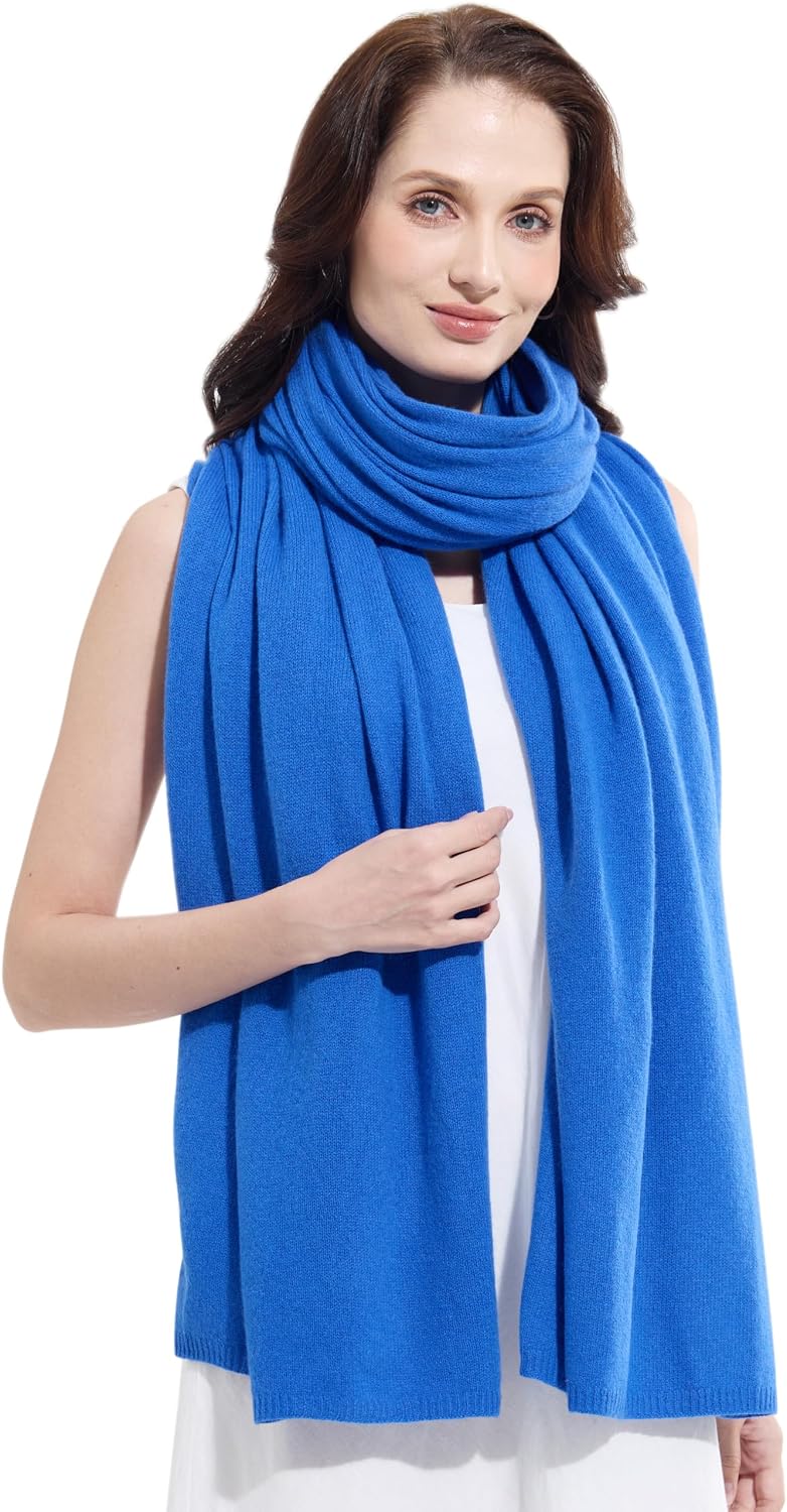 Soft Cashmere Blend Wrap Chic Scarf Stole for Women Wayfarer Travel Extra Large 87"x28" - Colors B
