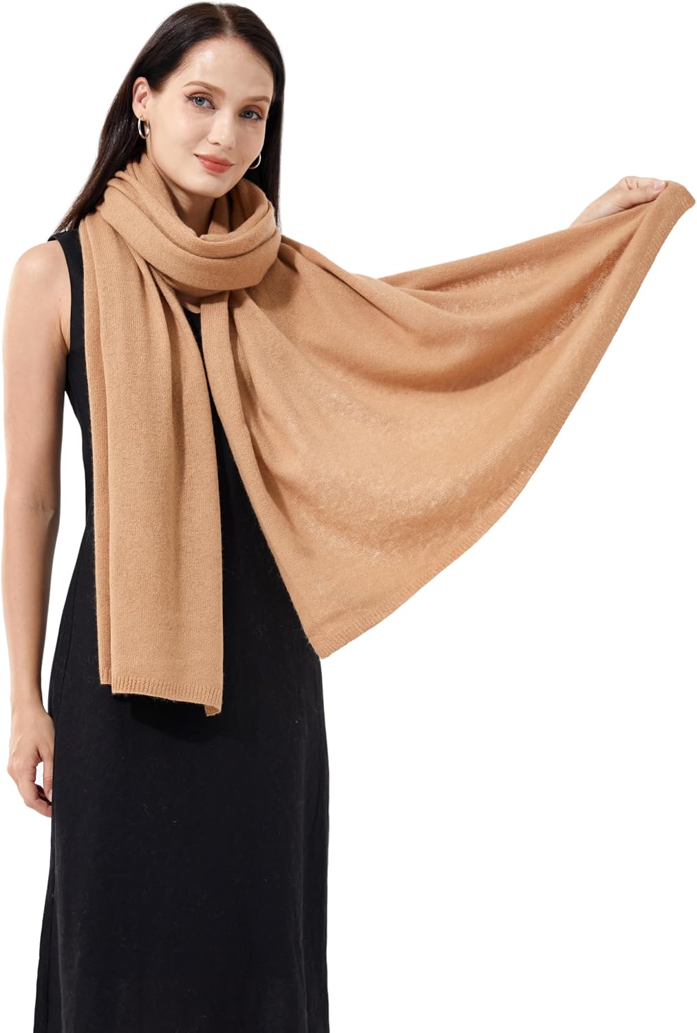 Soft Cashmere Blend Wrap Chic Scarf Stole for Women Wayfarer Travel Extra Large 87"x28" - Colors B