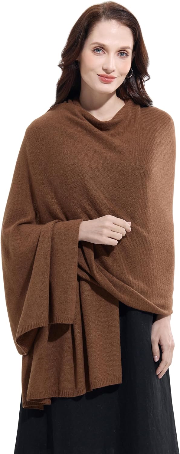 Soft Cashmere Blend Wrap Chic Scarf Stole for Women Wayfarer Travel Extra Large 87"x28" - Colors B