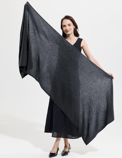 Soft Cashmere Blend Wrap Chic Scarf Stole for Women Wayfarer Travel Extra Large 87"x28" - Colors B