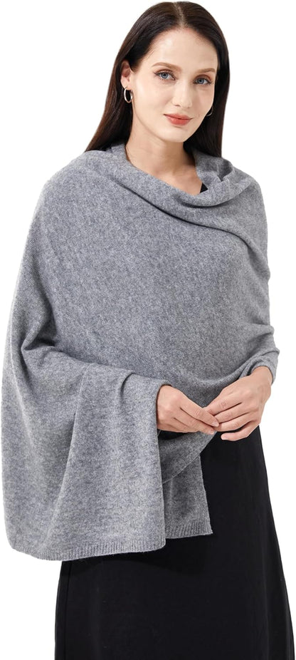 Soft Cashmere Blend Wrap Chic Scarf Stole for Women Wayfarer Travel Extra Large 87"x28" - Colors B