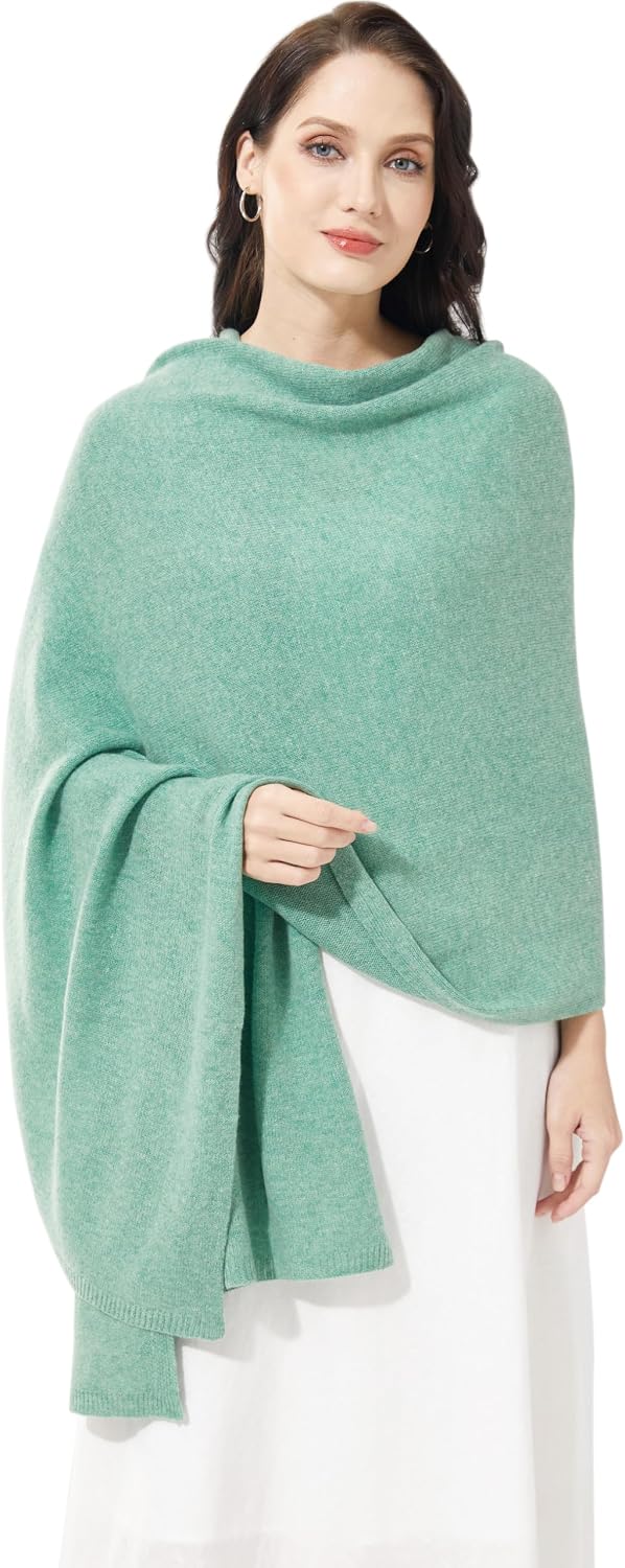 Soft Cashmere Blend Wrap Chic Scarf Stole for Women Wayfarer Travel Extra Large 87"x28" - Colors B