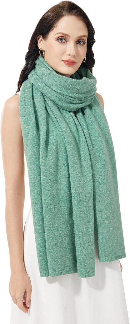 Soft Cashmere Blend Wrap Chic Scarf Stole for Women Wayfarer Travel Extra Large 87"x28" - Colors B