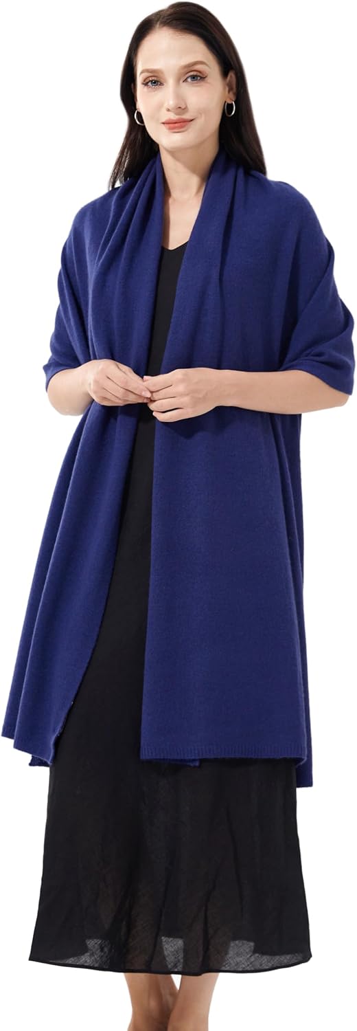 Soft Cashmere Blend Wrap Chic Scarf Stole for Women Wayfarer Travel Extra Large 87"x28" - Colors B