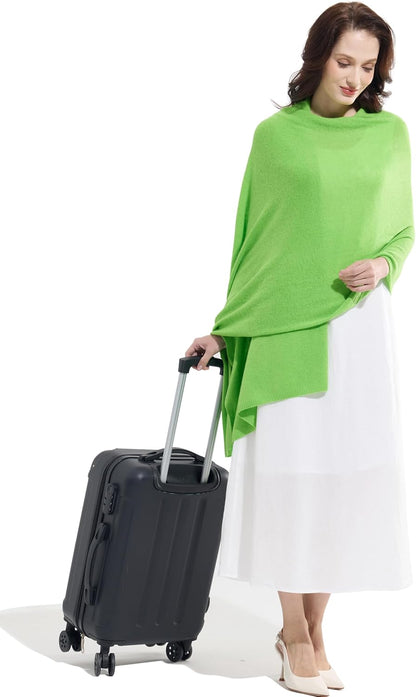 Soft Cashmere Blend Wrap Chic Scarf Stole for Women Wayfarer Travel Extra Large 87"x28" - Colors B