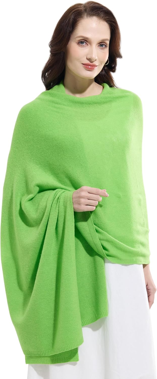 Soft Cashmere Blend Wrap Chic Scarf Stole for Women Wayfarer Travel Extra Large 87"x28" - Colors B