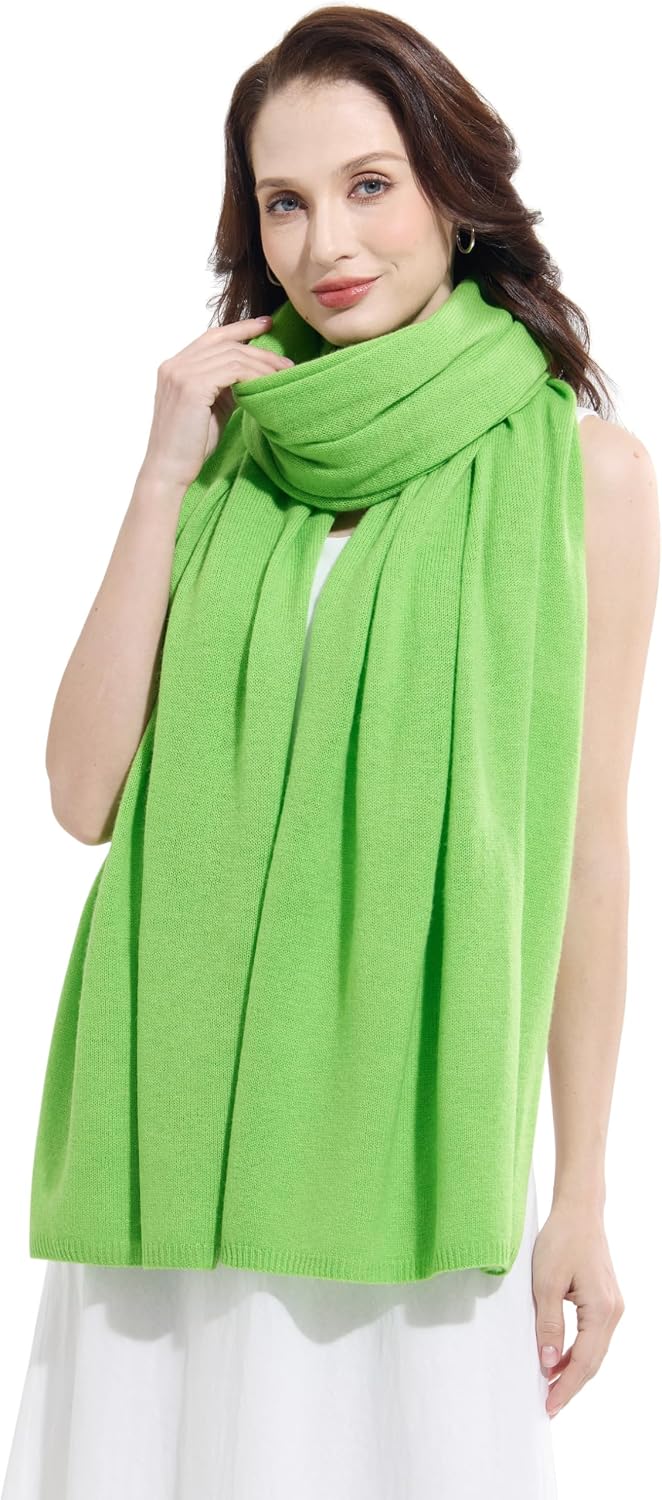 Soft Cashmere Blend Wrap Chic Scarf Stole for Women Wayfarer Travel Extra Large 87"x28" - Colors B