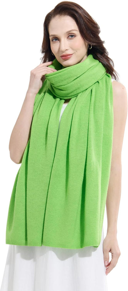 Soft Cashmere Blend Wrap Chic Scarf Stole for Women Wayfarer Travel Extra Large 87"x28" - Colors B