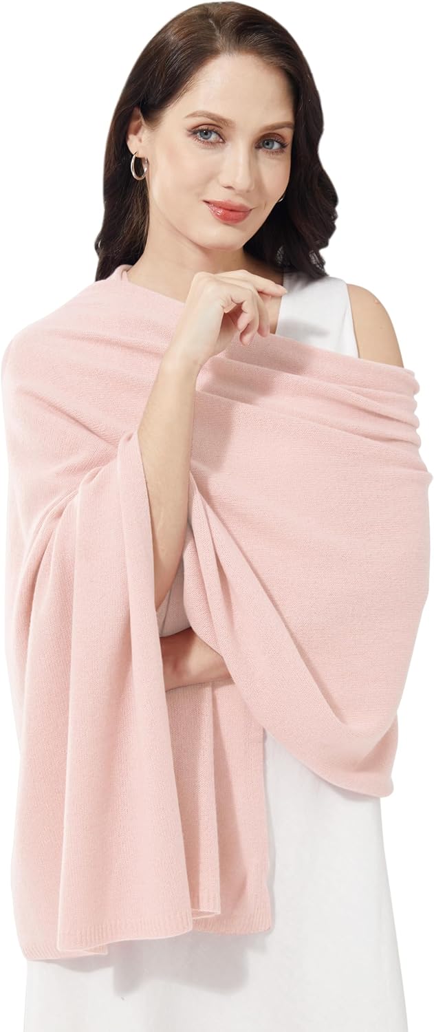 Soft Cashmere Blend Wrap Chic Scarf Stole for Women Wayfarer Travel Extra Large 87"x28" - Colors B