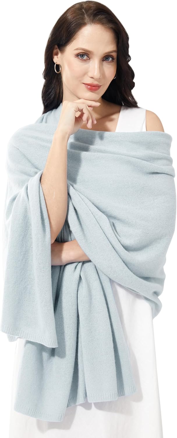 Soft Cashmere Blend Wrap Chic Scarf Stole for Women Wayfarer Travel Extra Large 87"x28" - Colors B