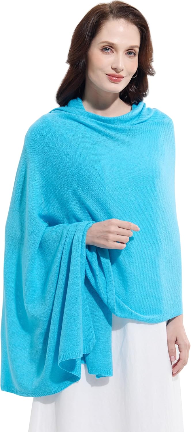 Soft Cashmere Blend Wrap Chic Scarf Stole for Women Wayfarer Travel Extra Large 87"x28" - Colors B