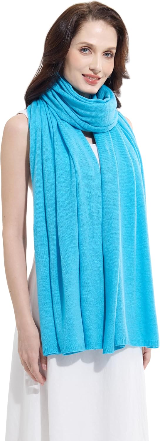 Soft Cashmere Blend Wrap Chic Scarf Stole for Women Wayfarer Travel Extra Large 87"x28" - Colors B