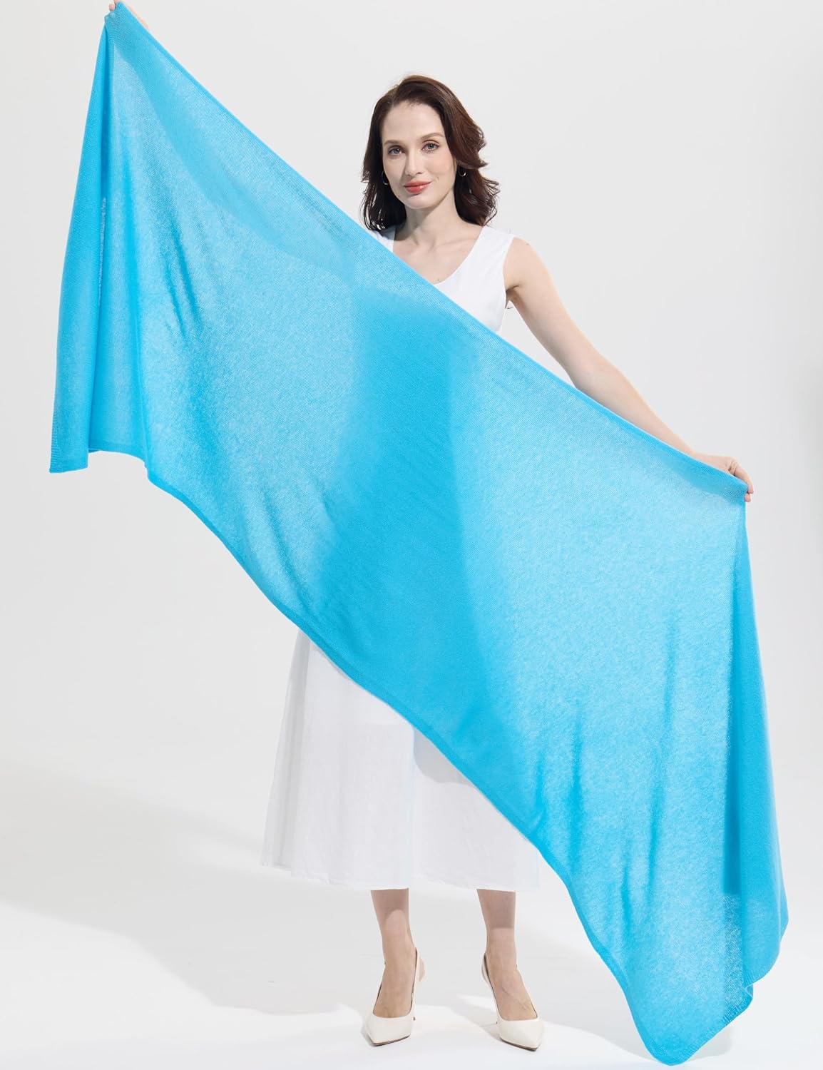 Soft Cashmere Blend Wrap Chic Scarf Stole for Women Wayfarer Travel Extra Large 87"x28" - Colors B
