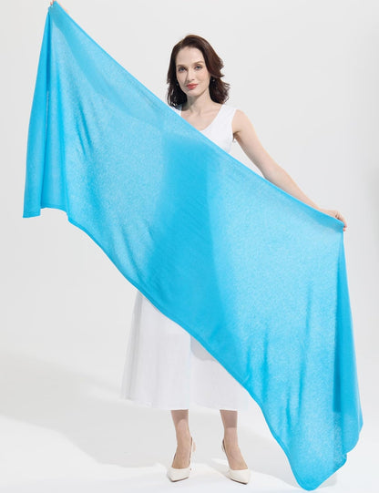 Soft Cashmere Blend Wrap Chic Scarf Stole for Women Wayfarer Travel Extra Large 87"x28" - Colors B