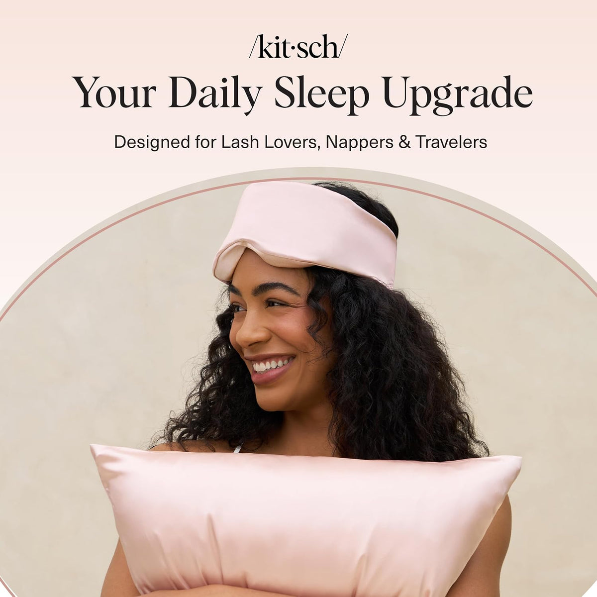 Weighted Satin Sleep Mask | Eye Masks for Sleep - (4.1oz/116g)
