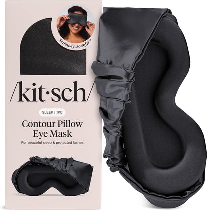 Weighted Satin Sleep Mask | Eye Masks for Sleep - (4.1oz/116g)
