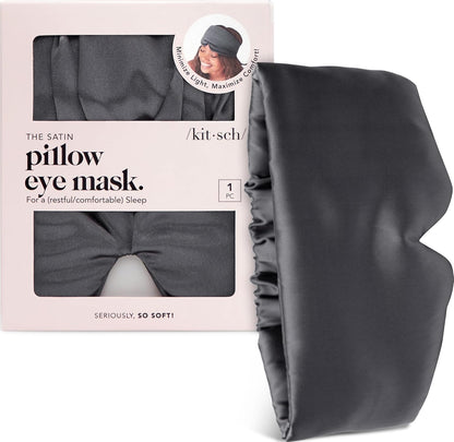 Weighted Satin Sleep Mask | Eye Masks for Sleep - (4.1oz/116g)