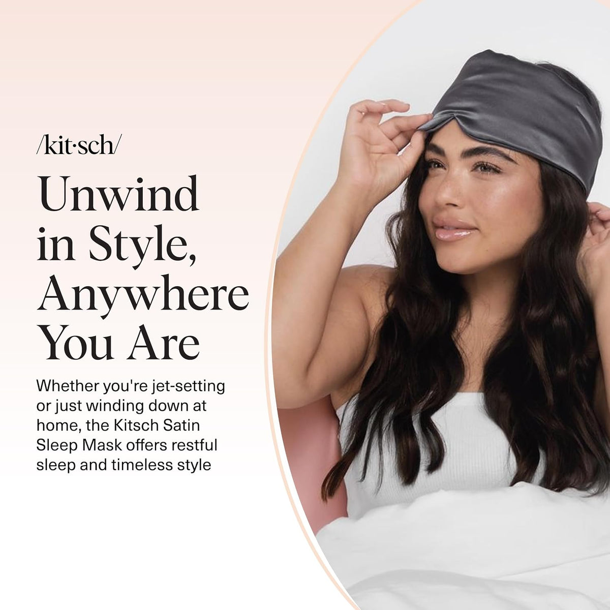 Weighted Satin Sleep Mask | Eye Masks for Sleep - (4.1oz/116g)