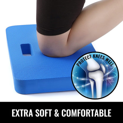 Extra Thick Kneeling Pad for Gardening, Comfortable Knee Pad Cushion, Extra Large Foam Kneeler Mat for Gardening, Baby Bath, Workout, Exercise & Yoga, Mechanic, 17.8 x 11 x 1.5 in, Black