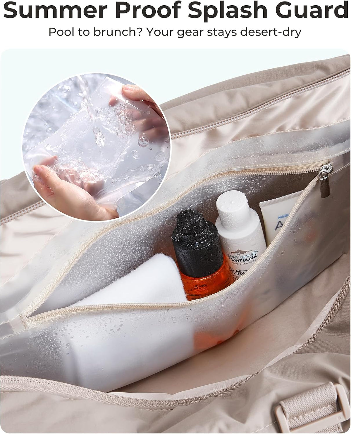 Reiki Gym Bag for Women Puffy Yoga Mat Travel Weekender Duffle Bag