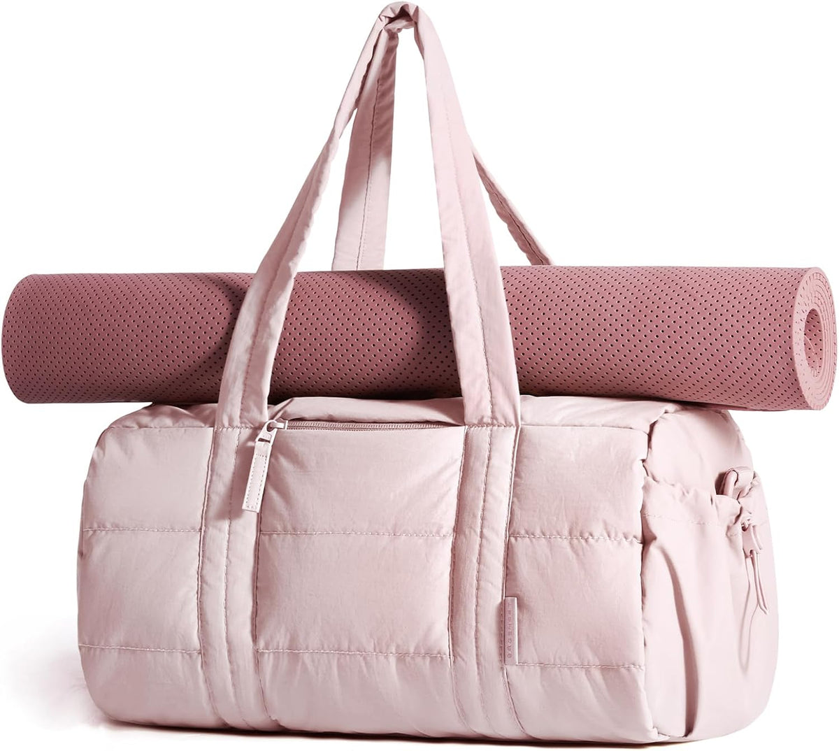 Reiki Gym Bag for Women Puffy Yoga Mat Travel Weekender Duffle Bag