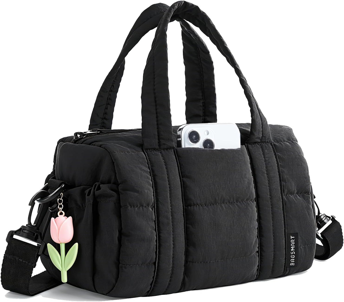 Reiki Gym Bag for Women Puffy Yoga Mat Travel Weekender Duffle Bag