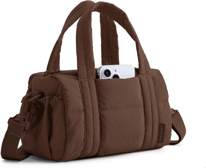 Reiki Gym Bag for Women Puffy Yoga Mat Travel Weekender Duffle Bag