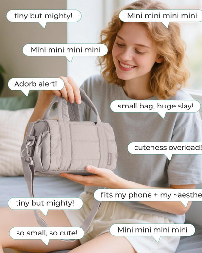 Reiki Gym Bag for Women Puffy Yoga Mat Travel Weekender Duffle Bag