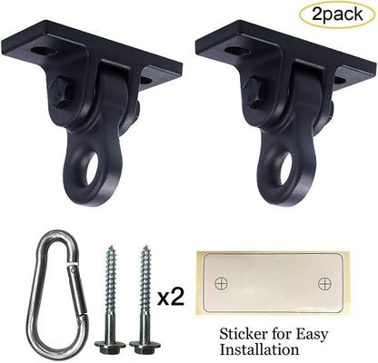 Heavy Duty Blue Swing Hangers Screws Bolts Included Over 5000 lb Capacity Playground Porch Yoga Seat Trapeze Wooden Sets Indoor Outdoor