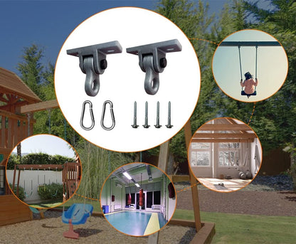 Heavy Duty Blue Swing Hangers Screws Bolts Included Over 5000 lb Capacity Playground Porch Yoga Seat Trapeze Wooden Sets Indoor Outdoor