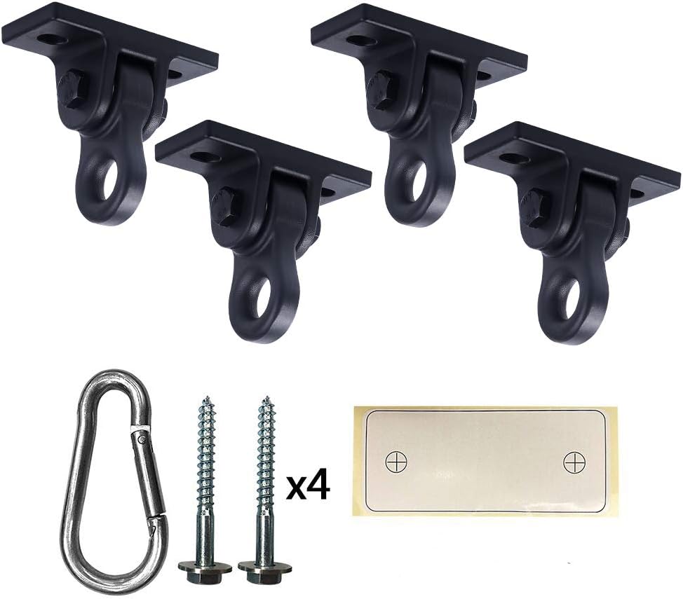 Heavy Duty Blue Swing Hangers Screws Bolts Included Over 5000 lb Capacity Playground Porch Yoga Seat Trapeze Wooden Sets Indoor Outdoor