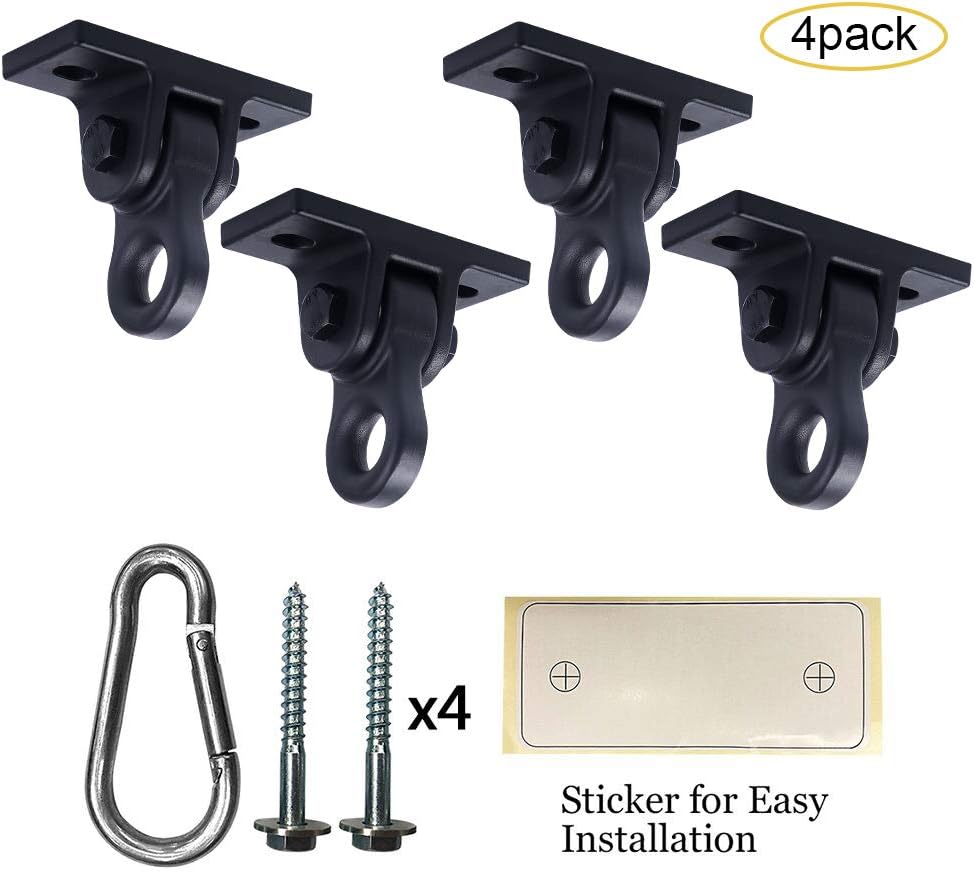 Heavy Duty Blue Swing Hangers Screws Bolts Included Over 5000 lb Capacity Playground Porch Yoga Seat Trapeze Wooden Sets Indoor Outdoor