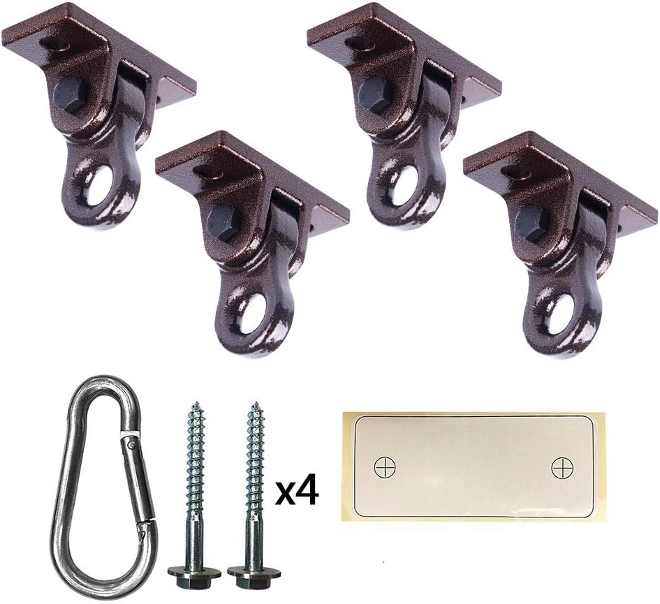 Heavy Duty Blue Swing Hangers Screws Bolts Included Over 5000 lb Capacity Playground Porch Yoga Seat Trapeze Wooden Sets Indoor Outdoor