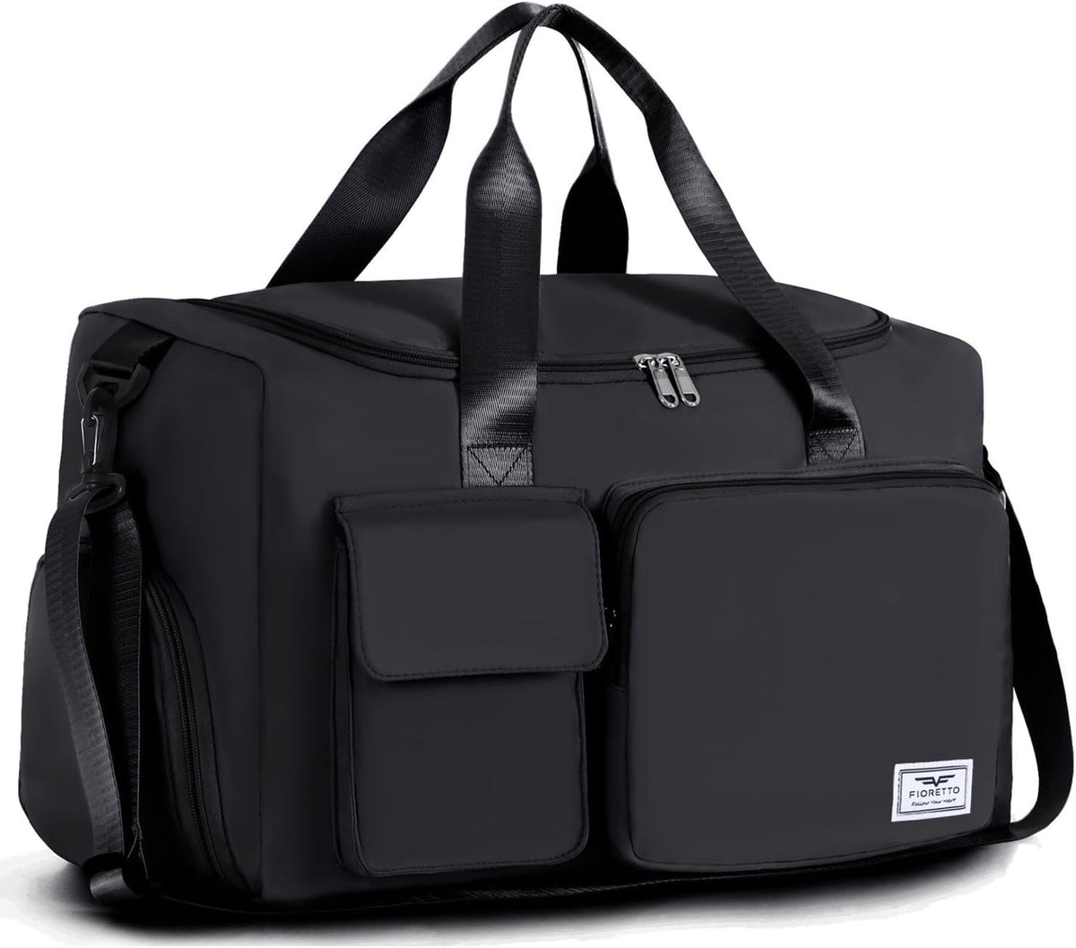 Women's Gym Duffle Bag with Shoes Compartment, 30L Capacity, Ideal for Travel, Gym, Sports, Duffel, Weekender