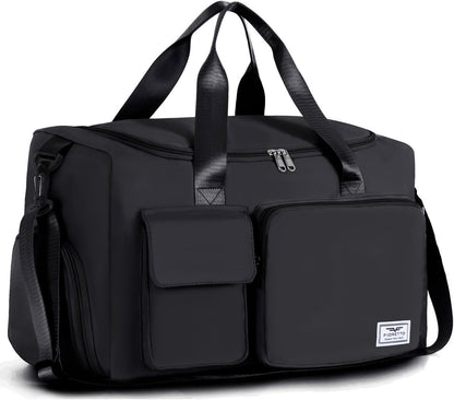 Women's Gym Duffle Bag with Shoes Compartment, 30L Capacity, Ideal for Travel, Gym, Sports, Duffel, Weekender