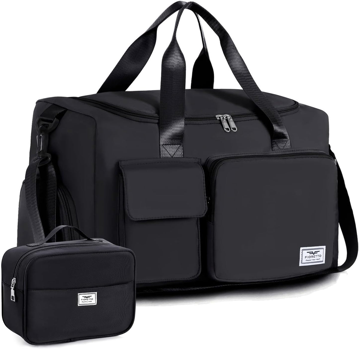 Women's Gym Duffle Bag with Shoes Compartment, 30L Capacity, Ideal for Travel, Gym, Sports, Duffel, Weekender