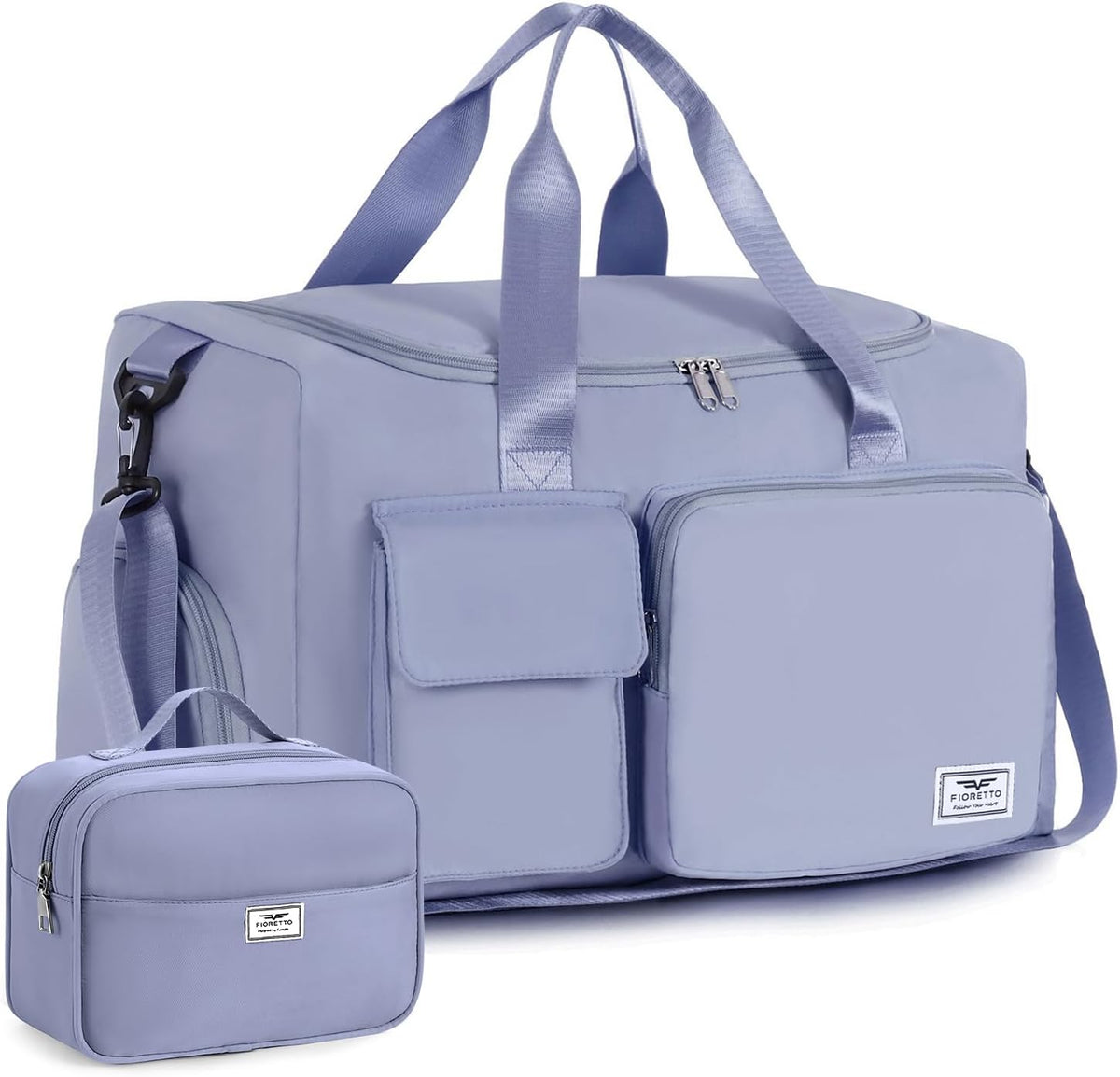 Women's Gym Duffle Bag with Shoes Compartment, 30L Capacity, Ideal for Travel, Gym, Sports, Duffel, Weekender