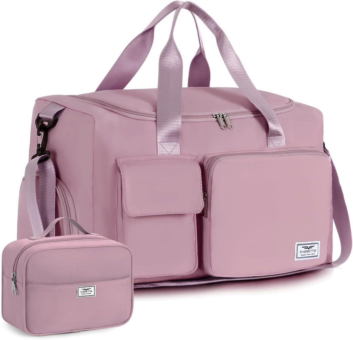 Women's Gym Duffle Bag with Shoes Compartment, 30L Capacity, Ideal for Travel, Gym, Sports, Duffel, Weekender