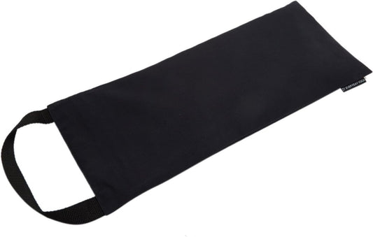 Sandbag Cotton Unfilled, Zipper Cover with Inner Bag - Black