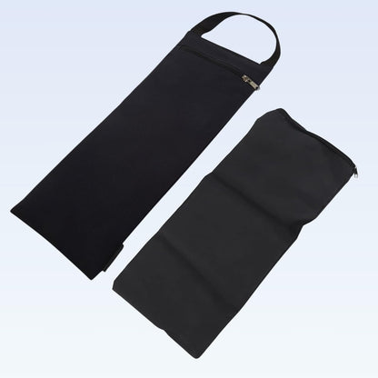 Sandbag Cotton Unfilled, Zipper Cover with Inner Bag - Black