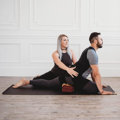 Yoga & Meditation Cushion - Organic Water-Resistant Kapok Filling, Meditation Cushion, Soft Yoga Prop