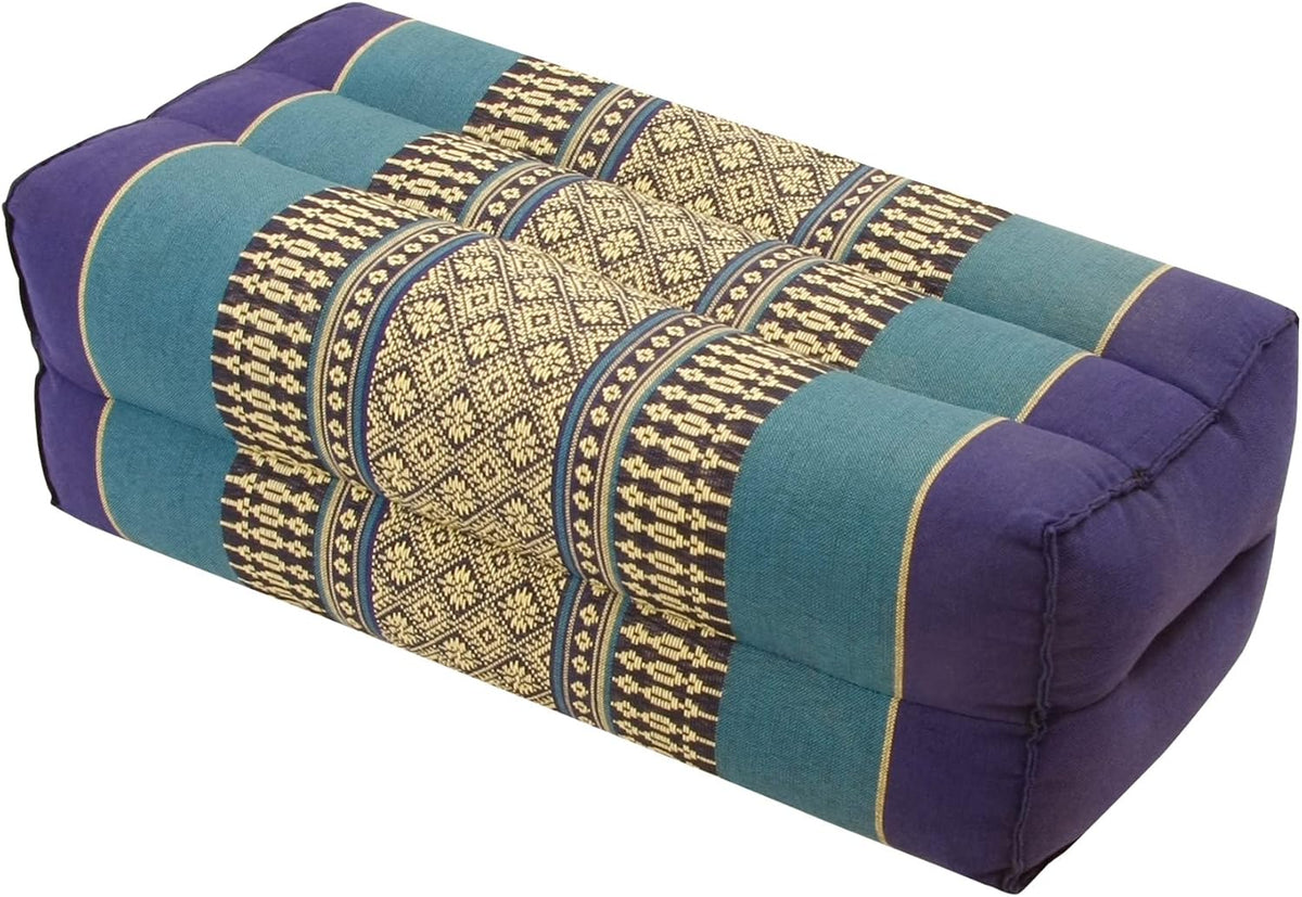 Yoga & Meditation Cushion - Organic Water-Resistant Kapok Filling, Meditation Cushion, Soft Yoga Prop