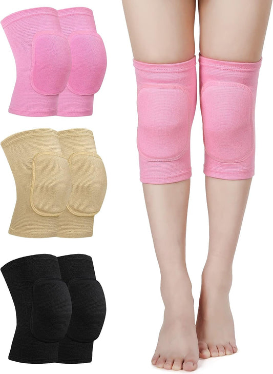 3 Pairs Dance Knee Pads Women Non-Slip