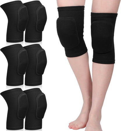3 Pairs Dance Knee Pads Women Non-Slip