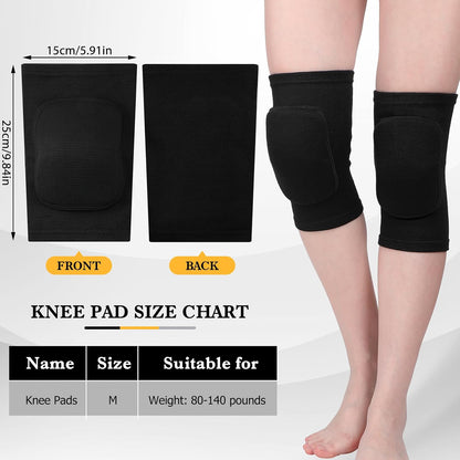 3 Pairs Dance Knee Pads Women Non-Slip