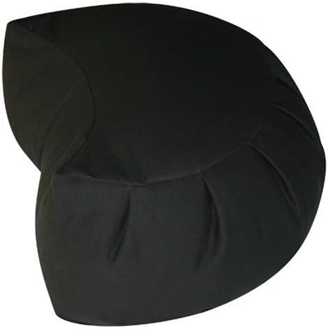 Buckwheat Crescent Zafu Meditation Cushion, Olive